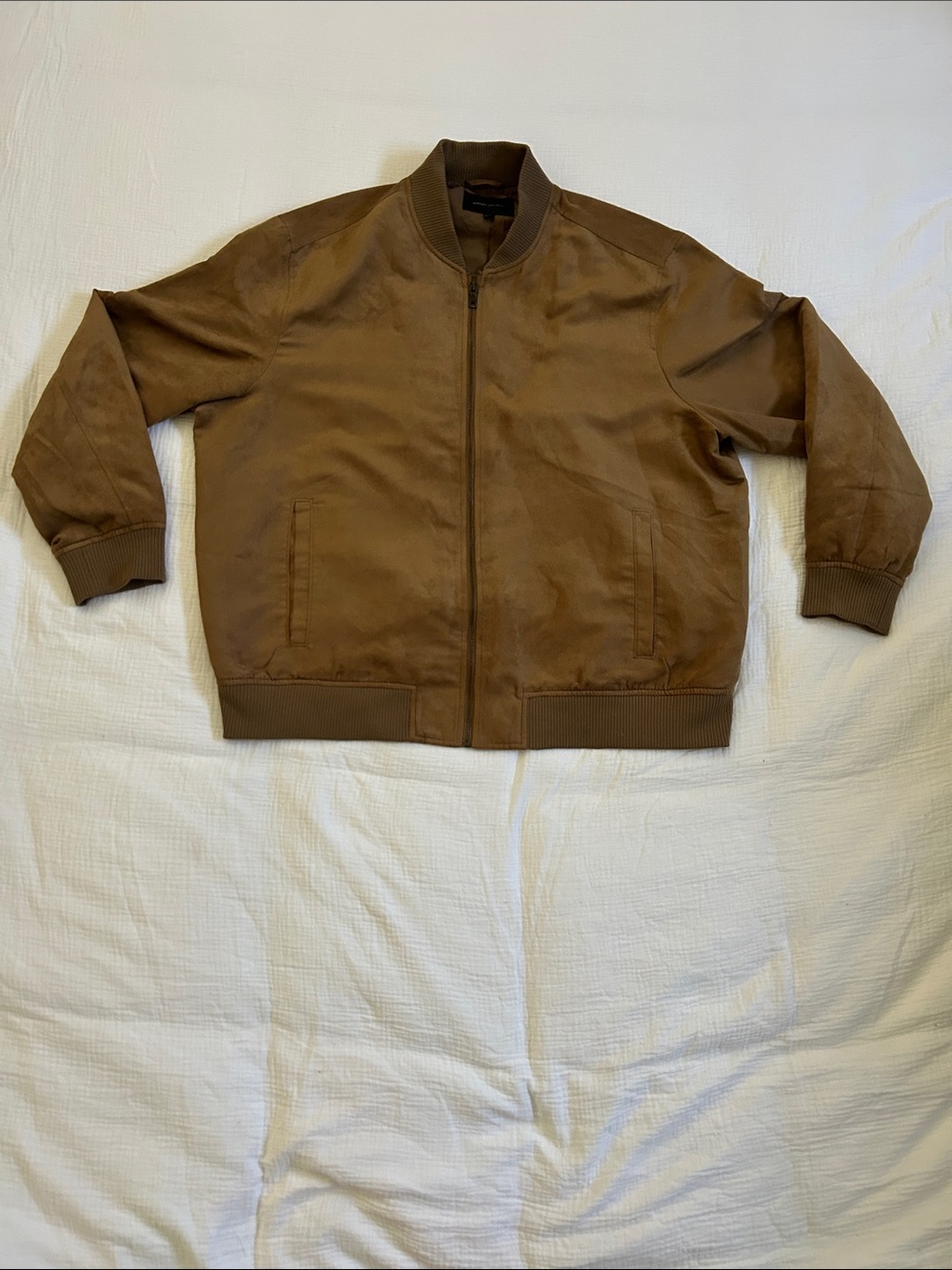 Banana Republic Brown Bomber Jacket with Ribbed Trim